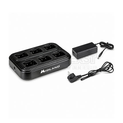 Midland CA15-6 6 Bay Drop In Multi Charger + Adaptor For G15/18/ARCTIC