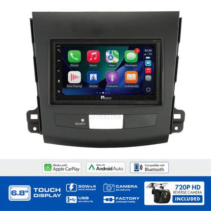 Aerpro AX9212K 6.8" Multimedia Head Unit Upgrade Kit Mitsubishi Outlander