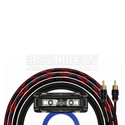 Aerpro AOFC28 2-Channel 8AWG OFC Amp Install Kit 700W Maxcor