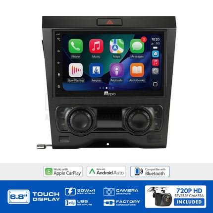 Aerpro AX9355BK 6.8" Head Unit Kit Holden VE Series 1 Single Zone
