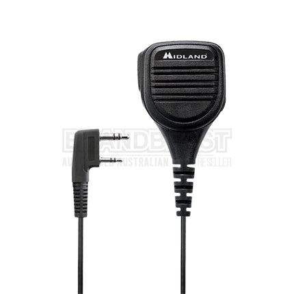 Midland MA-25LK Waterproof Speaker Microphone for PRO5X Radio