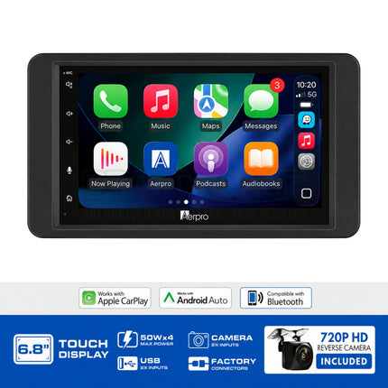 Aerpro AX9126K 6.8" Multimedia Head Unit Upgrade Kit Mitsubishi Triton and Challenger