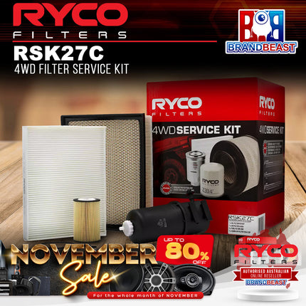 Ryco RSK27C 4WD Filter Service Kit