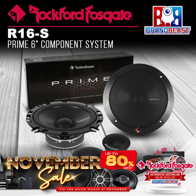 Rockford Fosgate R16-S Prime 6" Component System