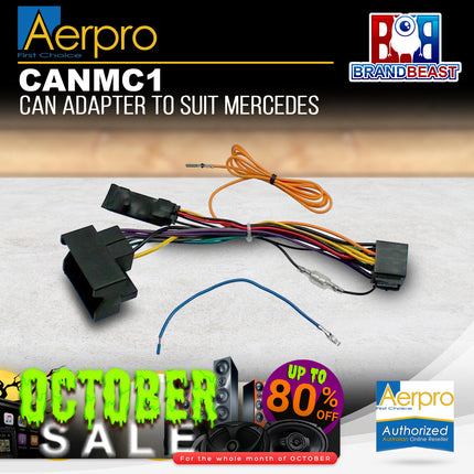 Aerpro CANMC1 CAN-BUS Adaptor Harness Suit Mercedes Various Models