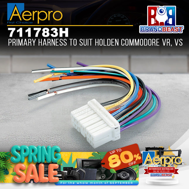Aerpro 711783H Replacement OEM Headunit Harness Suit Holden Commodore VR/VS