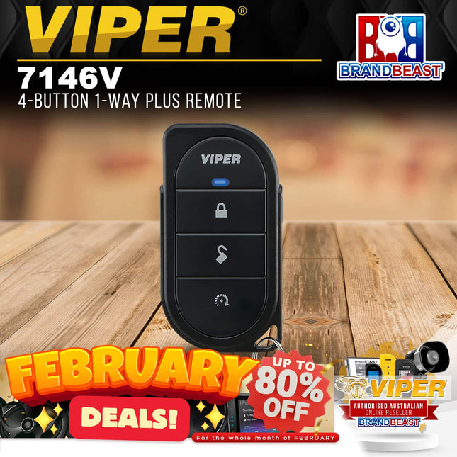 Viper 7146V 4-Button 1-Way Plus Remote