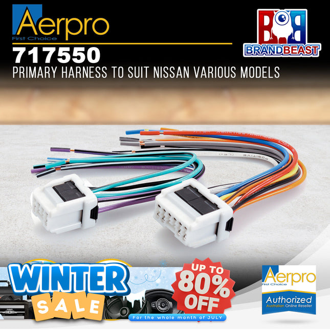 Aerpro 717550 OEM Harness to Suit Nissan Vehicles