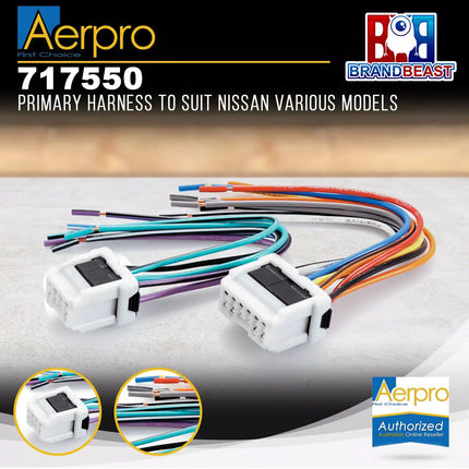 Aerpro 717550 OEM Harness to Suit Nissan Vehicles