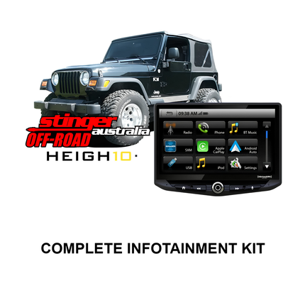 Stinger SRP-JW03H HEIGH10 Package To Suit JEEP Wrangler TJ 03-07