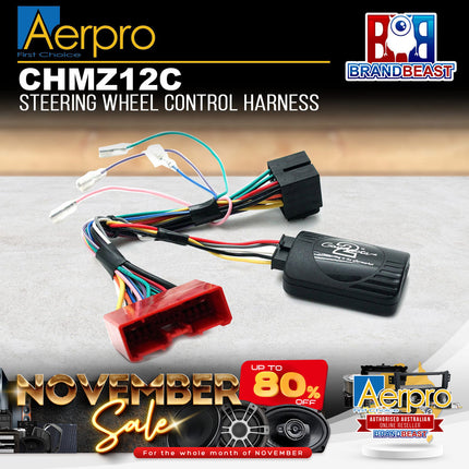 Aerpro CHMZ12C Steering Wheel Control Interface Suit Mazda Various Models
