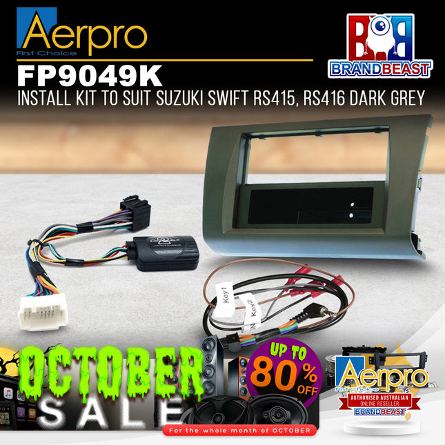 Aerpro FP9049K Single/Double DIN Install Kit Suit Suzuki Swift RS415, RS416