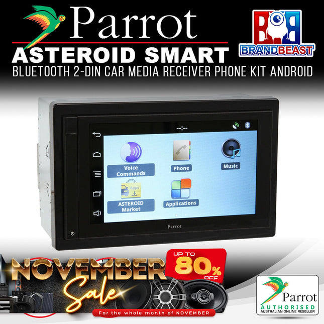 Parrot Asteroid Smart Apps/Navigation/Multimedia & Hands-Free 2DIN Car Radio