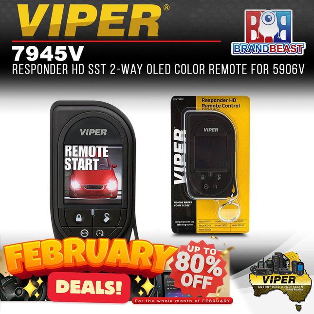 Viper 7945V Premium Color OLED 2-Way Remote Start