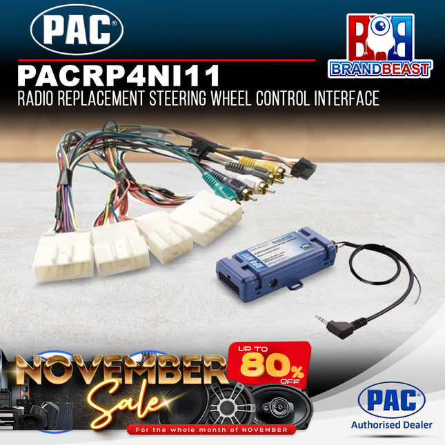 PAC RP4NI11 RadioPRO4 Radio Replacement Interface To Suit Nissan 2013-2018