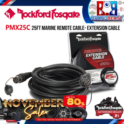 Rockford Fosgate PMX25C Punch Marine 25 Foot Extension Cable