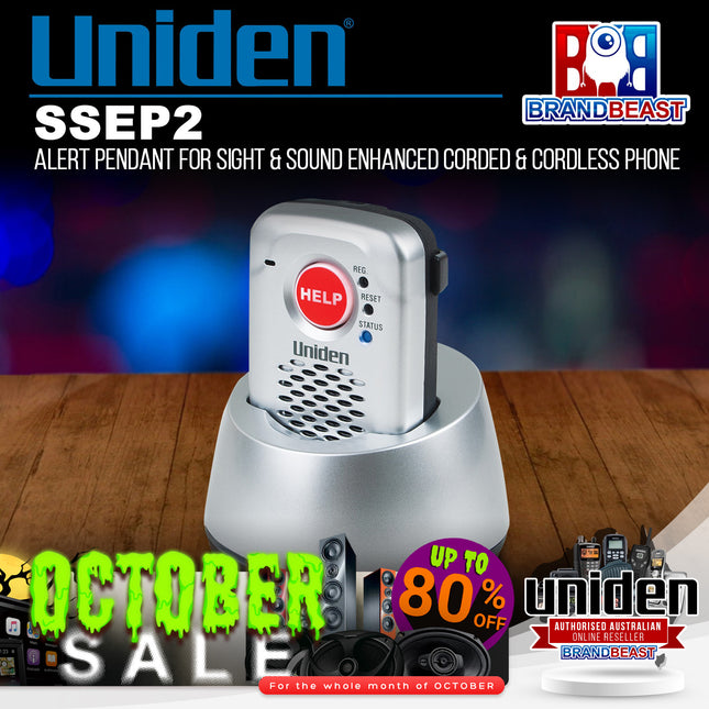 Uniden SSEP2 Alert Pendant for Sight & Sound Enhanced Corded & Cordless Phone