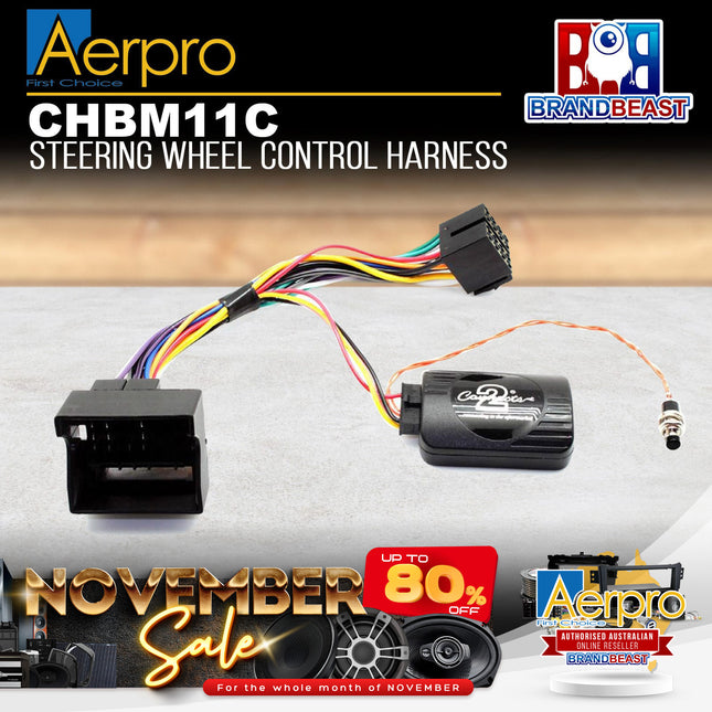 Aerpro CHBM11C Steering Wheel Control Interface Suit Mini Cooper R50/R53