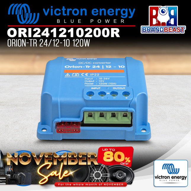 Victron Energy ORI241210200R Orion-Tr DC-DC Converter 24/12-10 120W