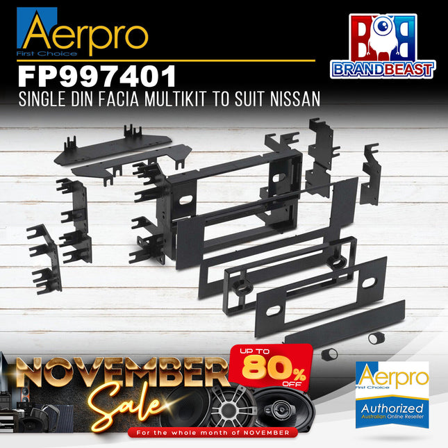 Aerpro FP997401 Single DIN Multikit Suit Nissan Pathfinder (Terrano) 1988 - 1995