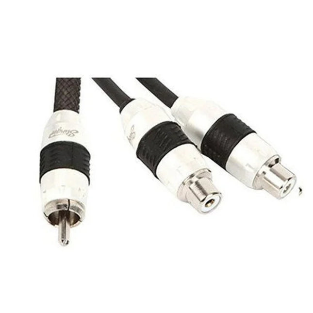 Stinger SI82YF 8000 Series RCA Y-Splitter 2 Female to 1 Male