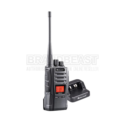 Midland PRO5X - 5W Dual-Band UHF CB/LMR Handheld Radio with IP54 Protection