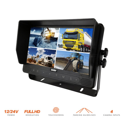 AXIS HD1409Q - 9 Inch High Resolution Quad View Monitor