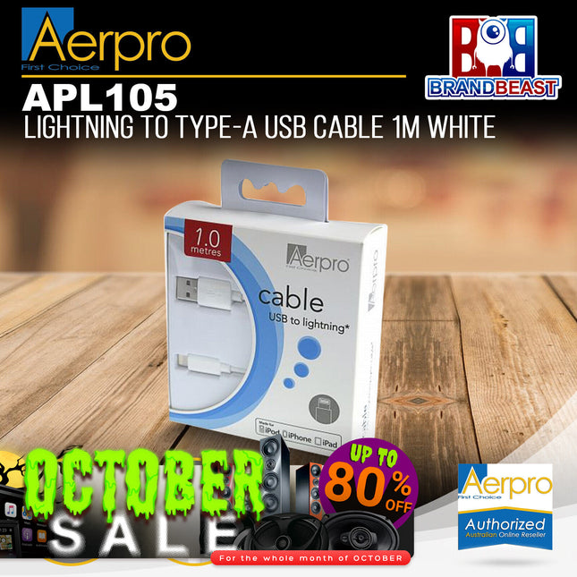 Aerpro APL105 1M Lightning to Type C USB Cable