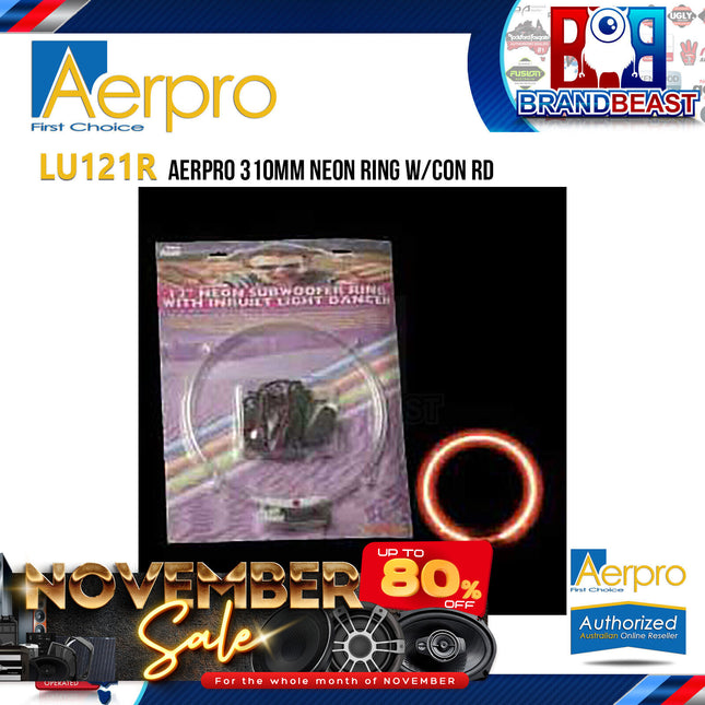 Aerpro LU121R 310mm LED Neon Ring With Con Red