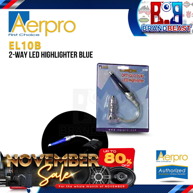 Aerpro EL10B 2 Way LED Highlighter Blue