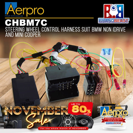 Aerpro CHBM7C Steering Wheel Control Interface Suit BMW & MINI Various Models