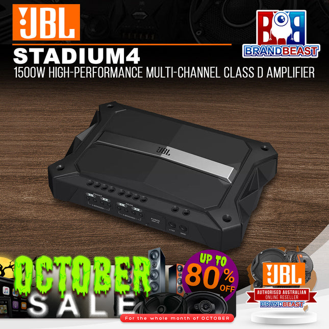 JBL Stadium 4 1500W High-Performance Multi-Channel Class D Amplifier