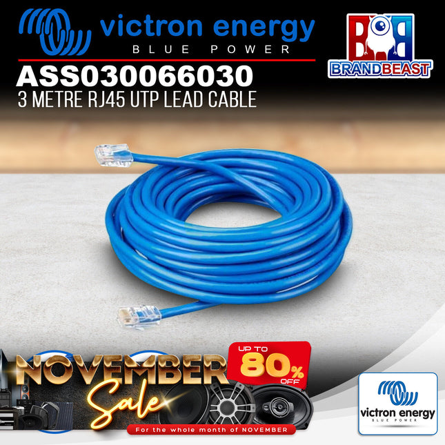Victron Energy ASS030066030 3m RJ12 UTP Cable
