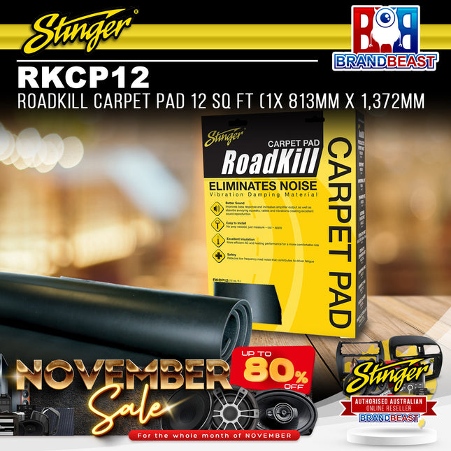 Stinger RKCP12 Roadkill Carpet Foam Pad