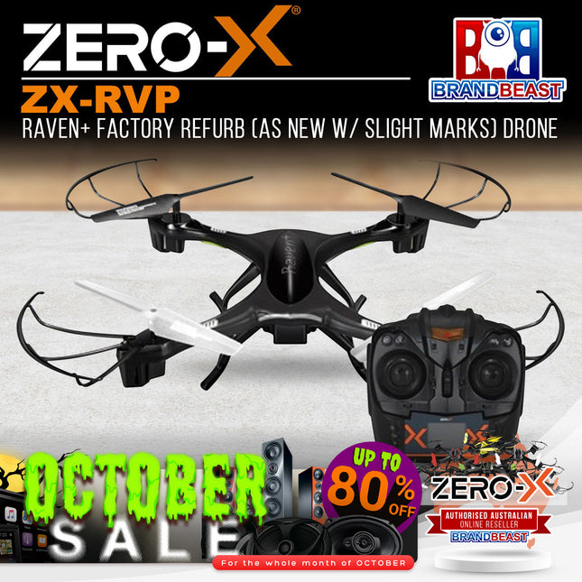 Zero-X Raven+ Factory Refurb Drone (As New W/ Slight Marks)