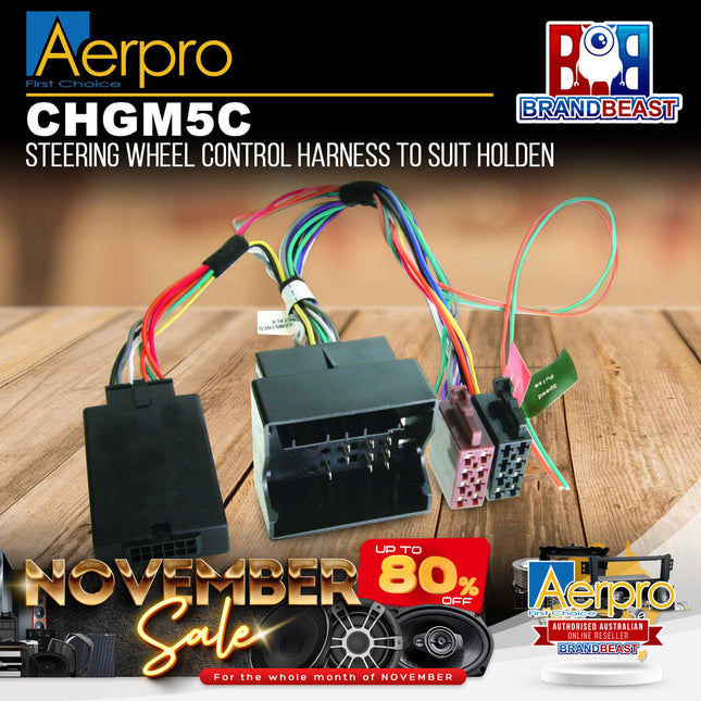 Aerpro CHGM5C Steering Wheel Control Interface Suit Holden Various Models