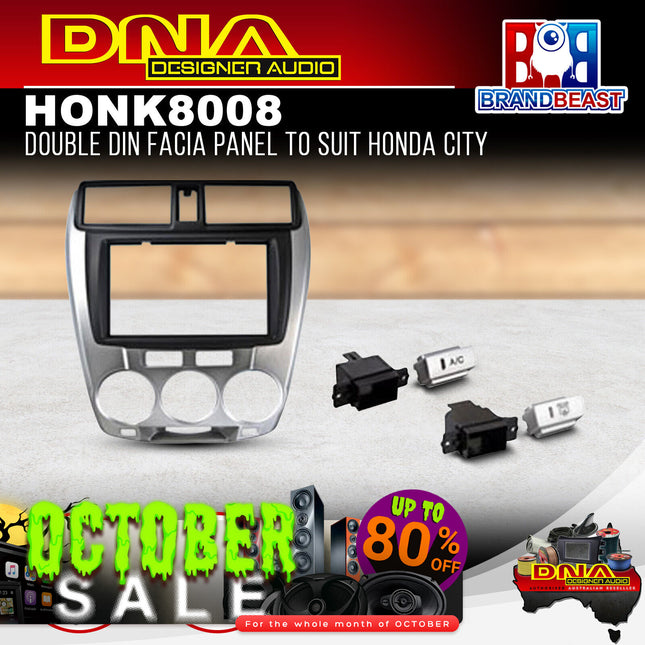 DNA HON-K8008 Double DIN Fascia Panel to Suit Honda City