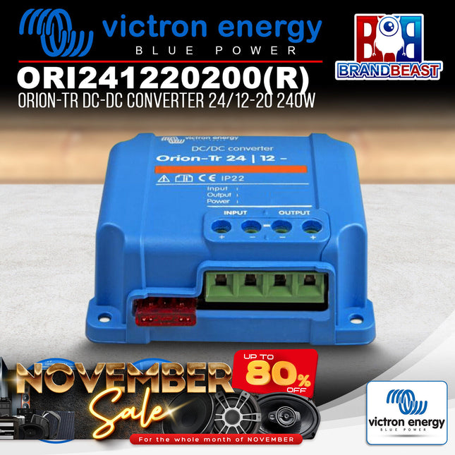Victron Energy ORI241220200R Orion-Tr DC-DC Converter 24/12-20 240W