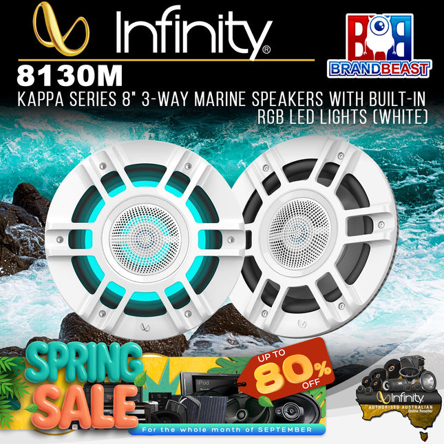 Infinity 8130M Kappa One Pair 8" 3-Way Convertible