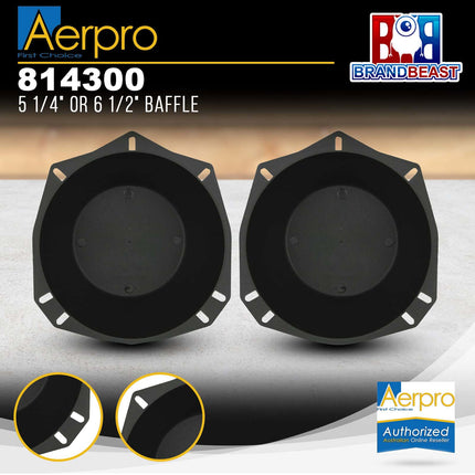 Aerpro 814300 5 1/4" to 6 1/2" Speaker Baffle