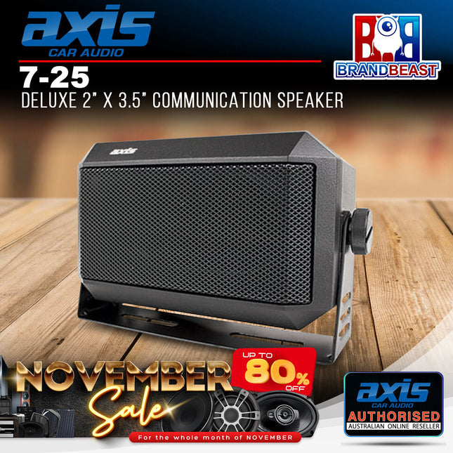 Axis 7-25 Deluxe 2" X 3.5" Communication Speaker