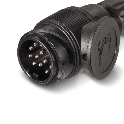 Narva 82285BL 13 Pin Euro to 7 Pin Flat Trailer Socket Heavy-Duty Adapter for Caravans & Trailers