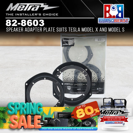 Metra 82-8603 Speaker Adapter Plate To Suits Tesla Model X and Model S