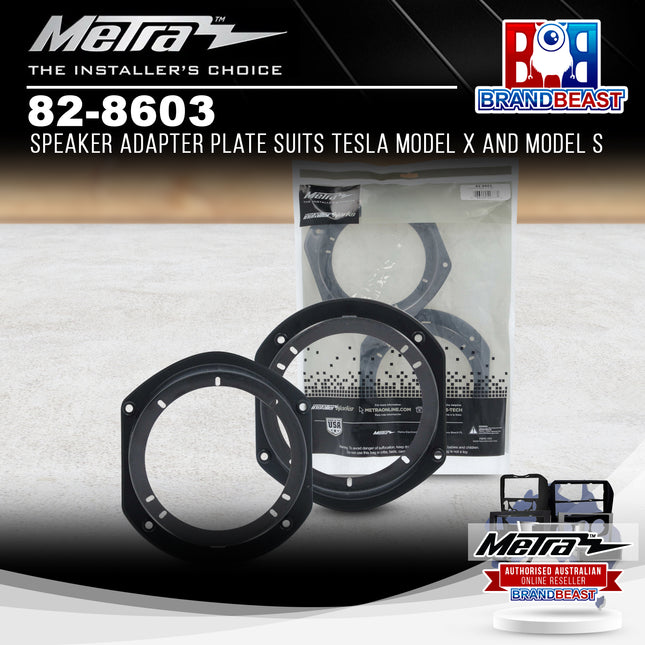Metra 82-8603 Speaker Adapter Plate To Suits Tesla Model X and Model S
