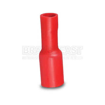 Hella 8522 Crimp Terminal Female Bullet Red Terminal Entry 3mm Vinyl 100 Pce