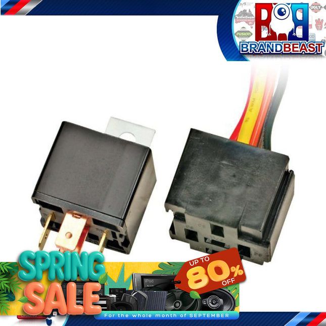 Viper 8617 40 Amp Relay Assembly with 5 Wire Socket