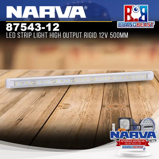 Narva 87543-12 LED Strip Light High Output Rigid 12V 500mm