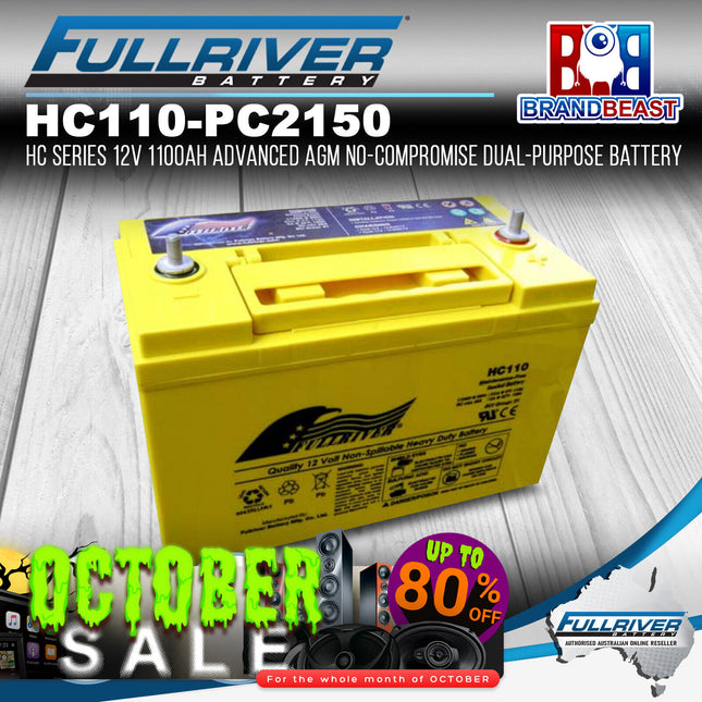 Fullriver HC110 - (PC2150 STUD) 12V 1100Ah Advanced AGM Dual-Purpose Battery