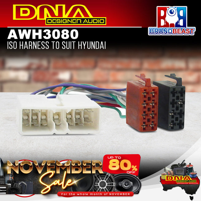 DNA AWH3080 ISO Harness to Suit Hyundai