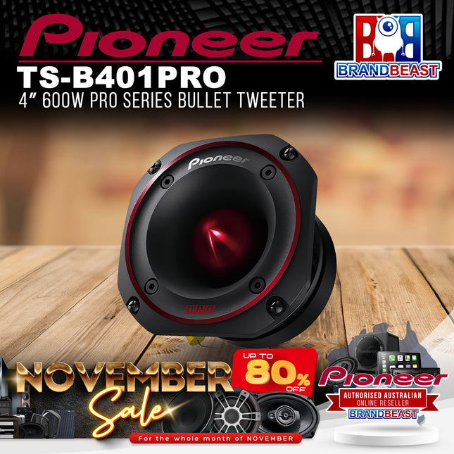 Pioneer TS-B401PRO 4" 600W PRO Series Bullet Tweeter